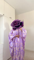 Lilac Floral Gandoura