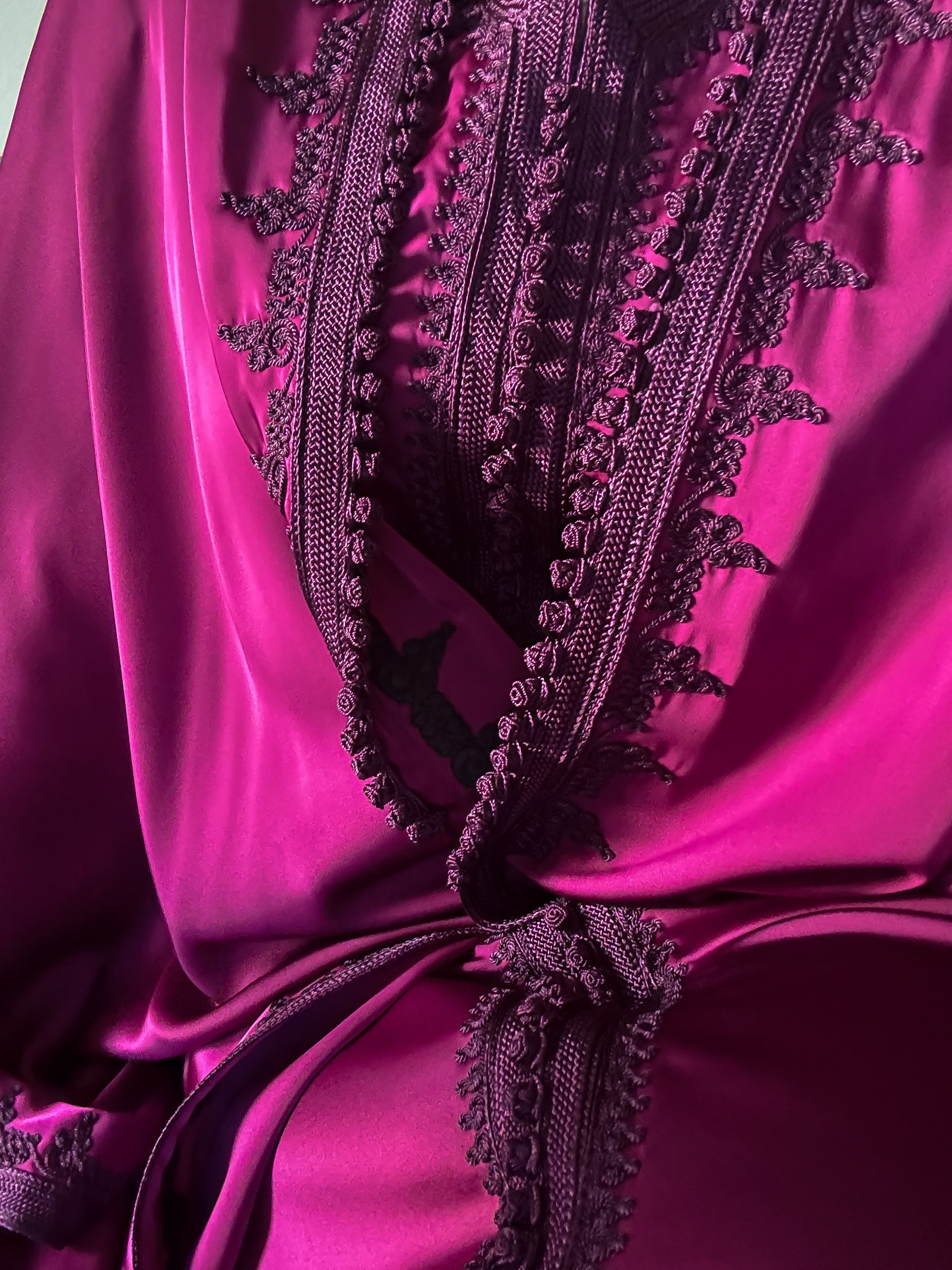 Deep Fuchsia Two Piece Set Caftan