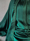 Royal Green Two Piece Caftan