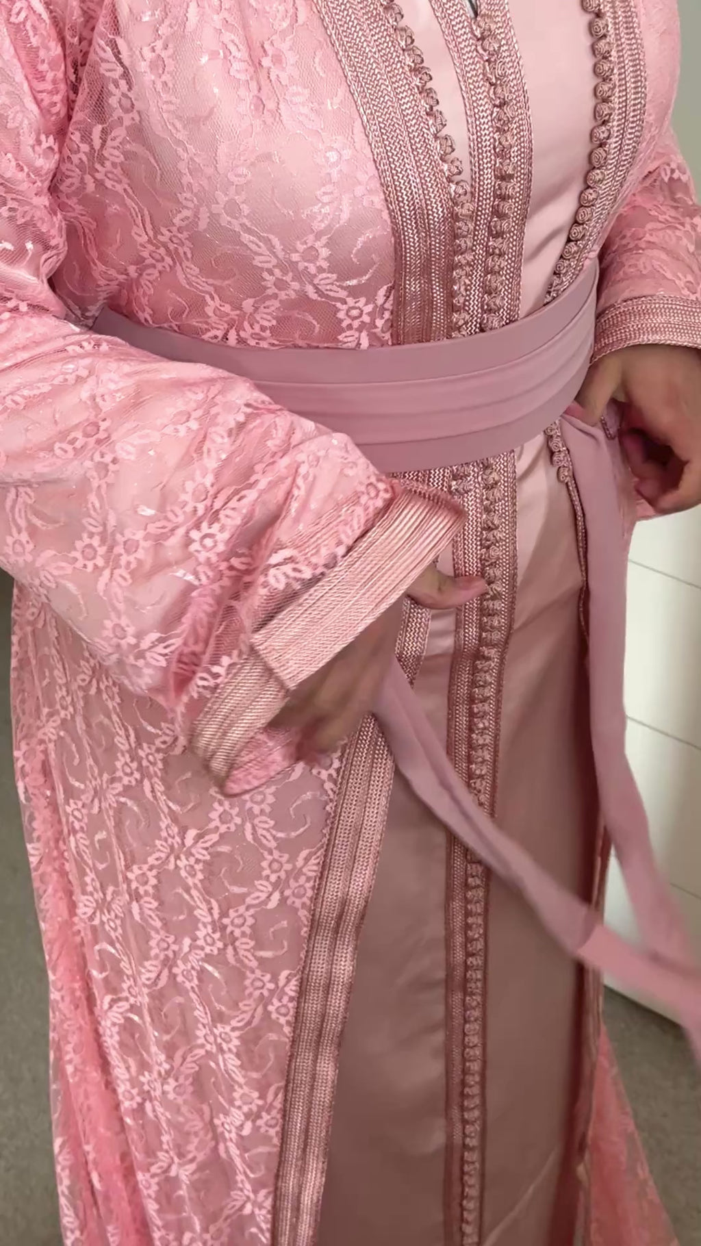 Blush Pink Lace Takshita